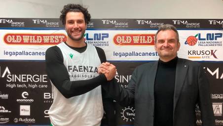 Tema Faenza: ecco il pivot Marco Di Pizzo