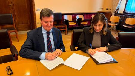 Il viceprefetto vicario Fabio De Fanti e la sindaca di Forlimpopoli Milena Garavini