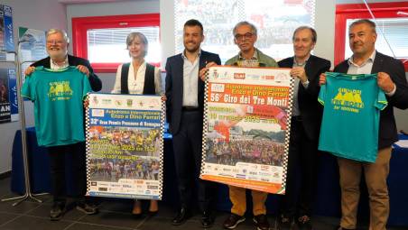 La presentazione della 56esima edizione della podistica Tre Monti (foto mmph)