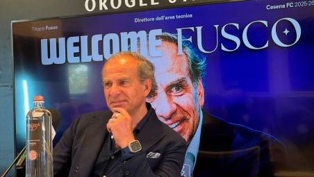 Il nuovo direttore sportivo Filippo Fusco (foto e video Zanotti)