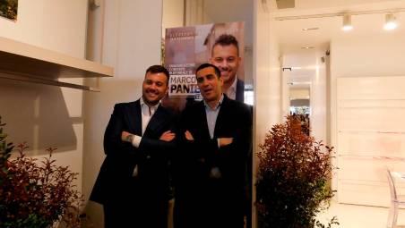 Il sindaco Marco Panieri con il presidente della Regione Michele De Pascale (foto Mauro Monti Mmph)