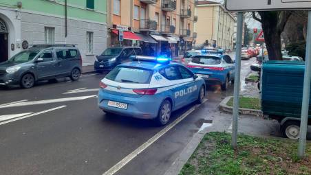 L’intervento della Polizia nel punto della rissa