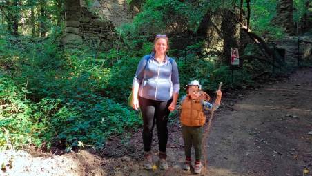 Sarah Zavoli e il figlio Sared
