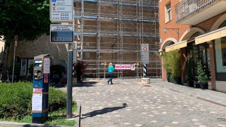 Un varco Ztl a Santarcangelo