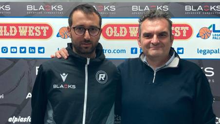 Alessandro Lotesoriere e il general manager Andrea Baccarini