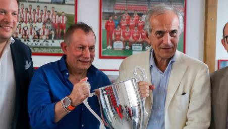 Il presidente Gianfranco Cappelli con il sindaco Gianluca Zattini