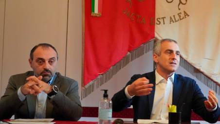 Da destra: il sindaco Sadegholvaad con l’assessore Magrini