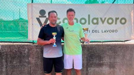 La premiazione del torneo Over 55 al Paradiso