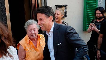 L’ex presidente del consiglio Giuseppe Conte