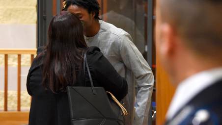 Il breve saluto tra Valeria Bartolucci e Louis Dassilva (foto Manuel Migliorini)