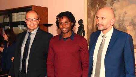 Dassilva con i suoi legali dopo la scarcerazione FOTO D’ARCHIVIO