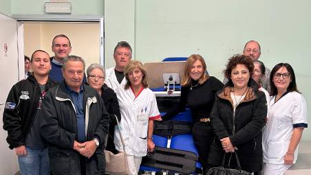 Lugo. Lo Ior dona un lettino di statica alla Medicina riabilitativa dell’Umberto I in memoria di Daniela Parri
