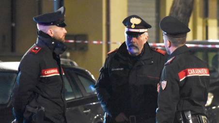 Al centro, il maresciallo Luciano Masini