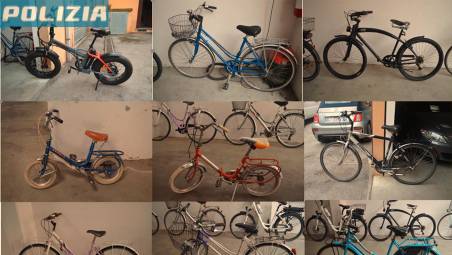 Furti tra Forlì e Lido di Classe, recuperate 13 biciclette rubate