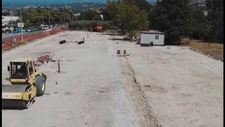 Il piazzale “Menicucci” in strada Cardio