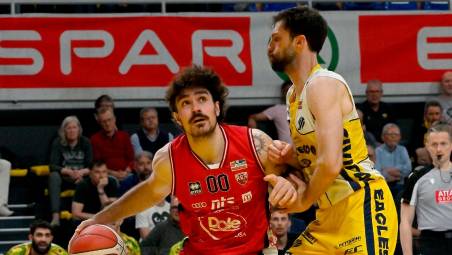 Giacomo Leardini ha ritrovato la doppia cifra nella vittoriosa trasferta della Dole a Cividale in garauno di semifinale