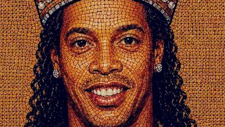 Ravenna, un mosaico artistico per accogliere Ronaldinho: il collettivo Dis-Ordine crea “Giustiniadinho”