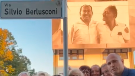 Bellaria, gli auguri a Berlusconi dalla prima via a lui dedicata VIDEO