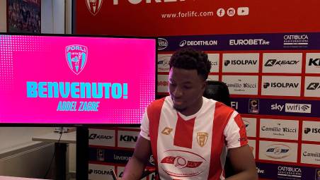 Il nuovo attaccante biancorosso Abdel Zagre