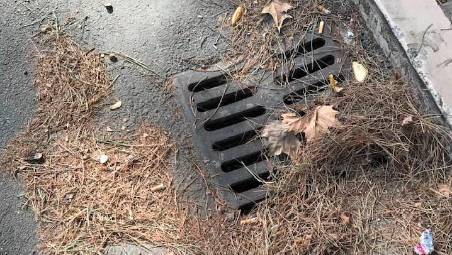 La grata del tombino ha ceduto sotto il pedone
