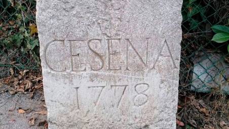 Il cippo sopravvissuto testimone dell’esito della contesa