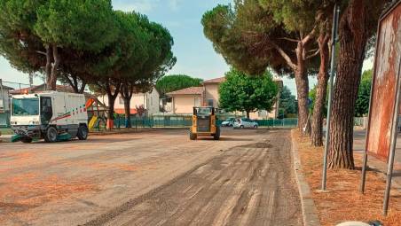 Bertinoro. Al via il restyling del parcheggio di via della Palestra a Santa Maria Nuova