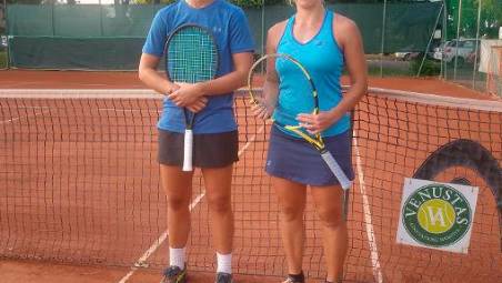 Da sinistra Emma Ferrini ed Anastasia Grymalska