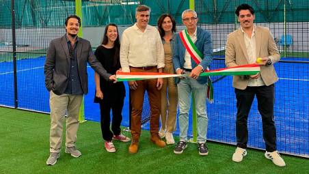 Gambettola, inaugurato il nuovo campo da padel