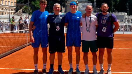 E’ targata Romagna l’impresa del giorno agli Internazionali di Roma: i baby Bondioli e Caniato superano Bolelli e Vavassori al super tie-break