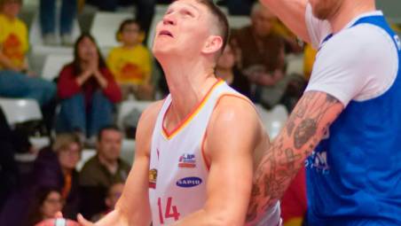 Rolandas Jakstas in azione (foto FIORENTINI)