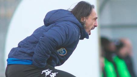 L’allenatore della Sammaurese Stefano Protti (Fiorentini)