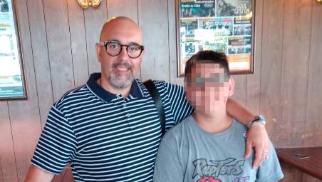 Roberto Fabio Prestigiacomo con il figlio