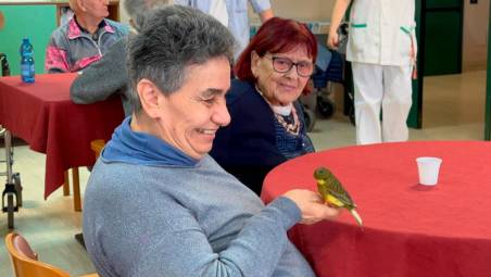 Cesena, ecco “Canarino amico mio”: la pet therapy che mette le ali