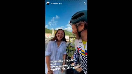La Sindaca di Santa Sofia incontra Jovanotti VIDEO