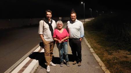 Illuminato il percorso pedonale tra Mercato Saraceno e Monte Castello