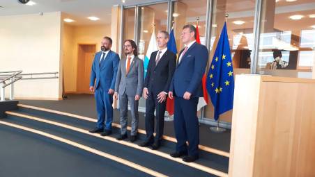 Una visita della delegazione sammarinese a Bruxelles