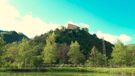 Una suggestiva veduta del borgo di Casteldelci, nell’alta Valmarecchia