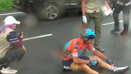 Ciclismo, Malucelli cade e si ritira dal Giro della Malesia