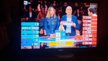 Stefano durante la trasmissione