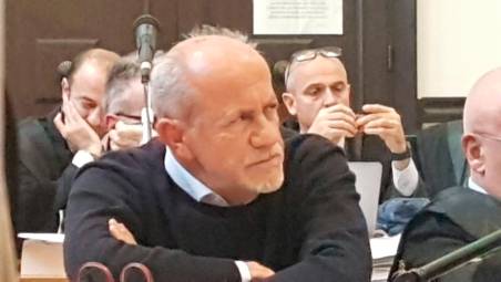 Silvio Vannini durante il processo a suo carico