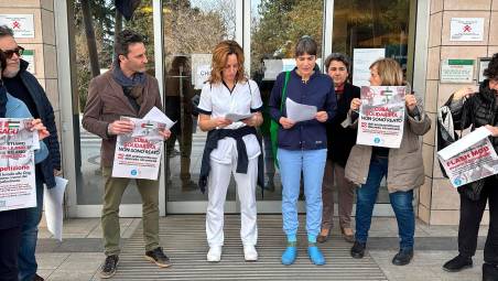 Un momento del flashmob