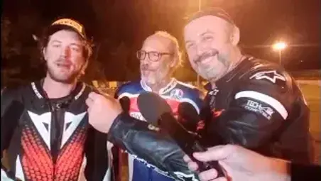 MotoGp a Misano, Aliverti fa il Marc Marquez dei giornalisti, regolando Curatola e Meda VIDEO