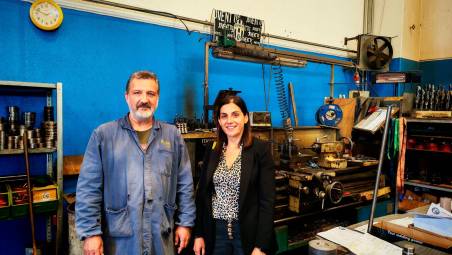 Fausto Vignali con Cristina Ghera di Confartigianato