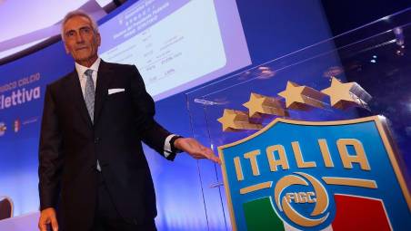 Il presidente federale Gabriele Gravina