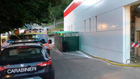 I carabinieri in pronto soccorso a Cesena