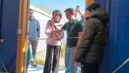 Riolo Terme, inaugurato il nuovo campo da tennis al coperto