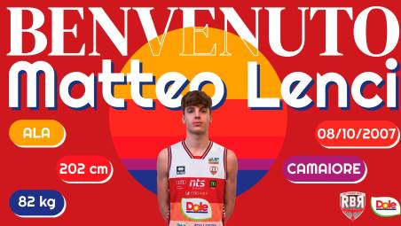 La Dole punta sul talento di Matteo Lenci