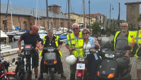 Faenza, dal Tirreno all’Adriatico in sella a un cinquantino