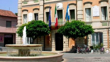 Il municipio di San Mauro Pascoli