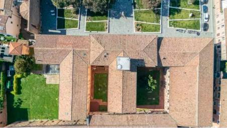 La copertura della Biblioteca Malatestiana